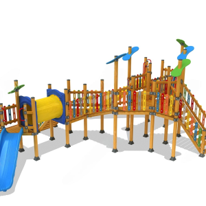 Wood Playground Equipments-Mas-151