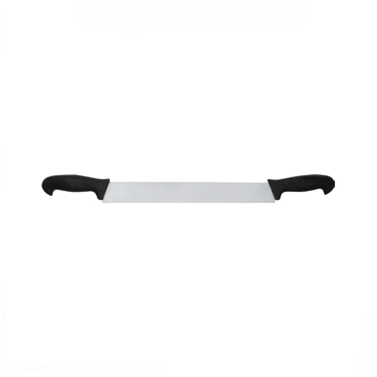 Double Handle Cheese Knife with Plastic Handle 35 Cm Black Neutral