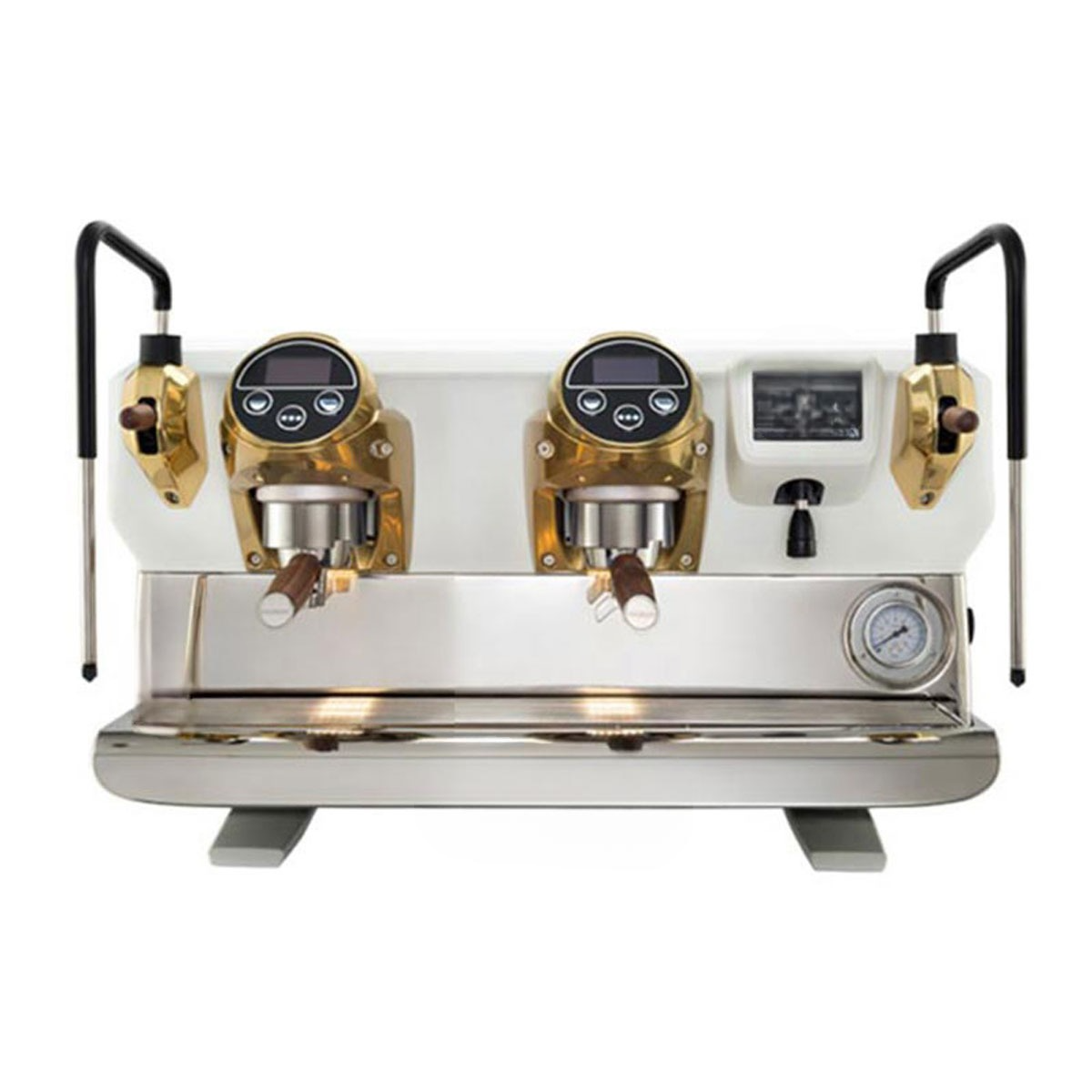 E71 E White-Gold Wood Color 2 Group Fully Automatic Coffee Machine