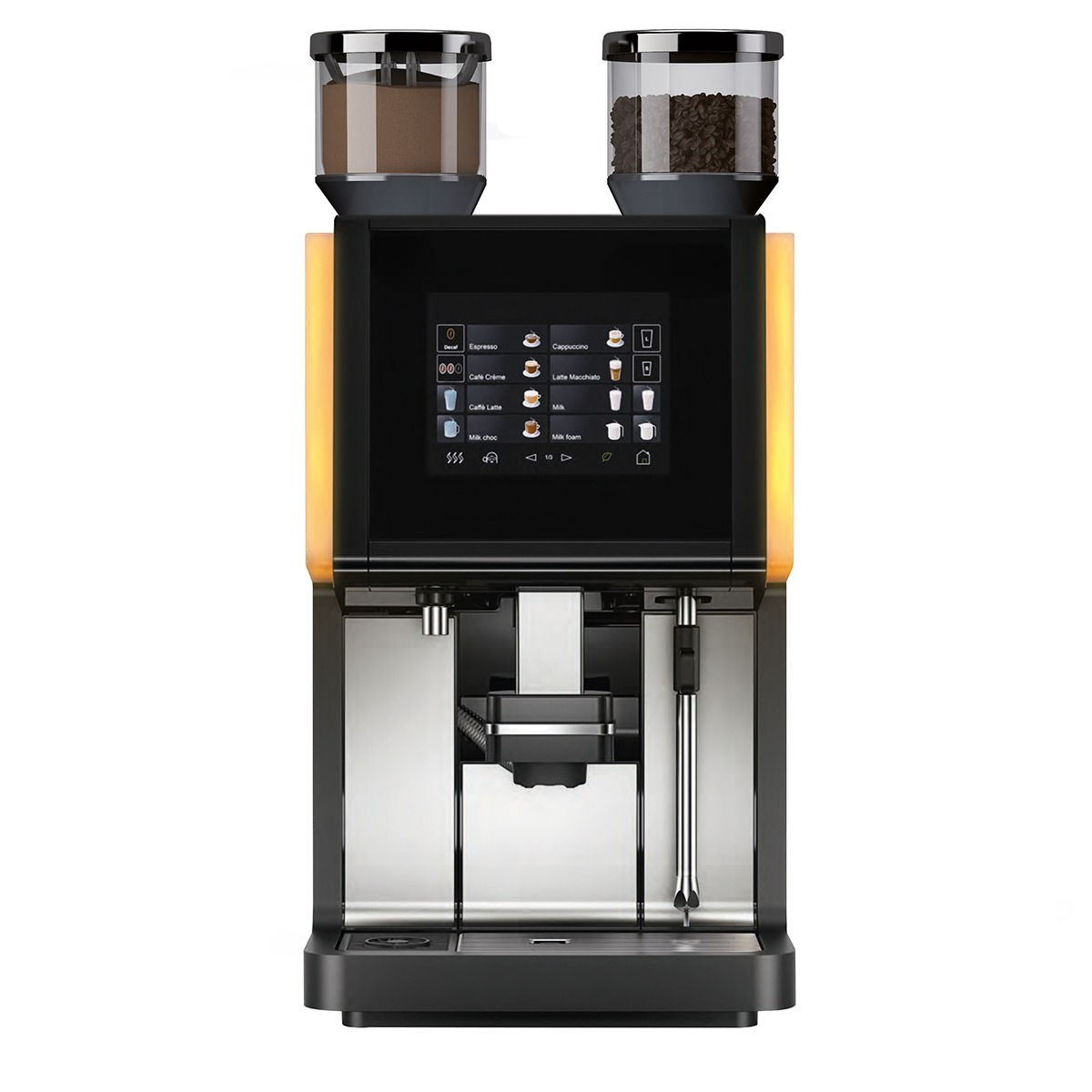 5000S+ Dynamic Milk, 1 Gr+1 Choc, LED, Water Connection 3.5 Kw