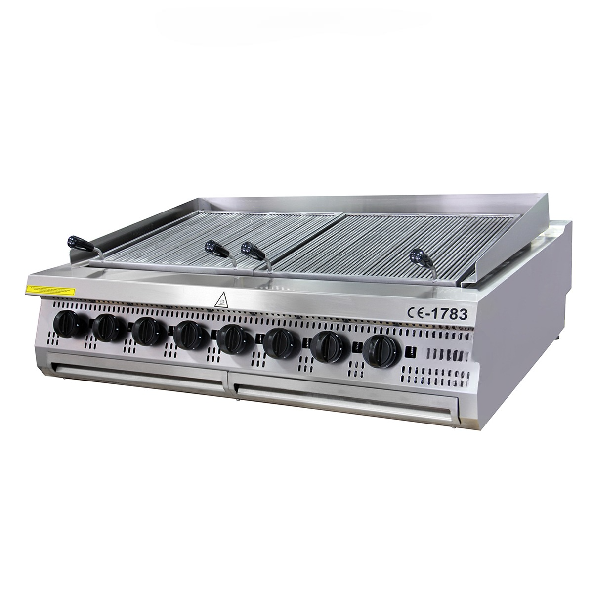 Cast Iron Grill Counter Top 900 Series Gas 120x90x30 Gaseous
