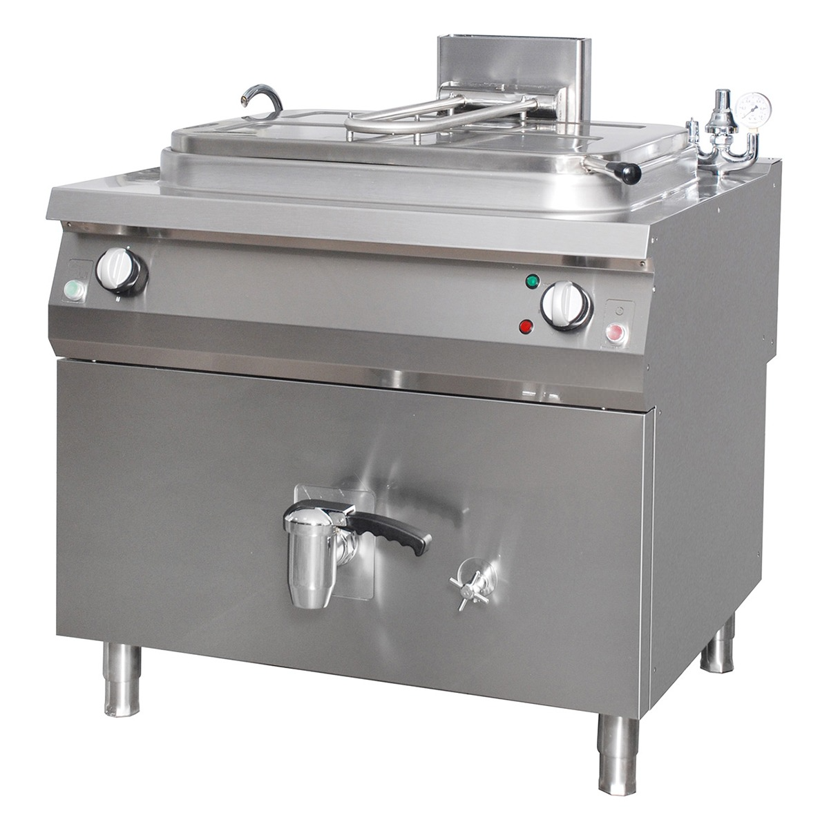 Boiling Pot 900 Series Indirect Gas 250 Lt. 100x90x85 Gaseous