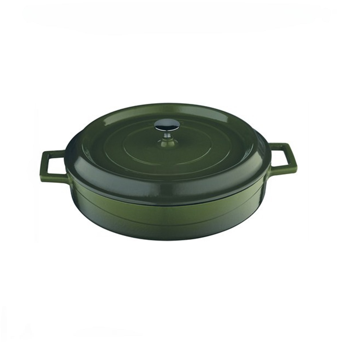 Cast Iron Flat PotNeutral