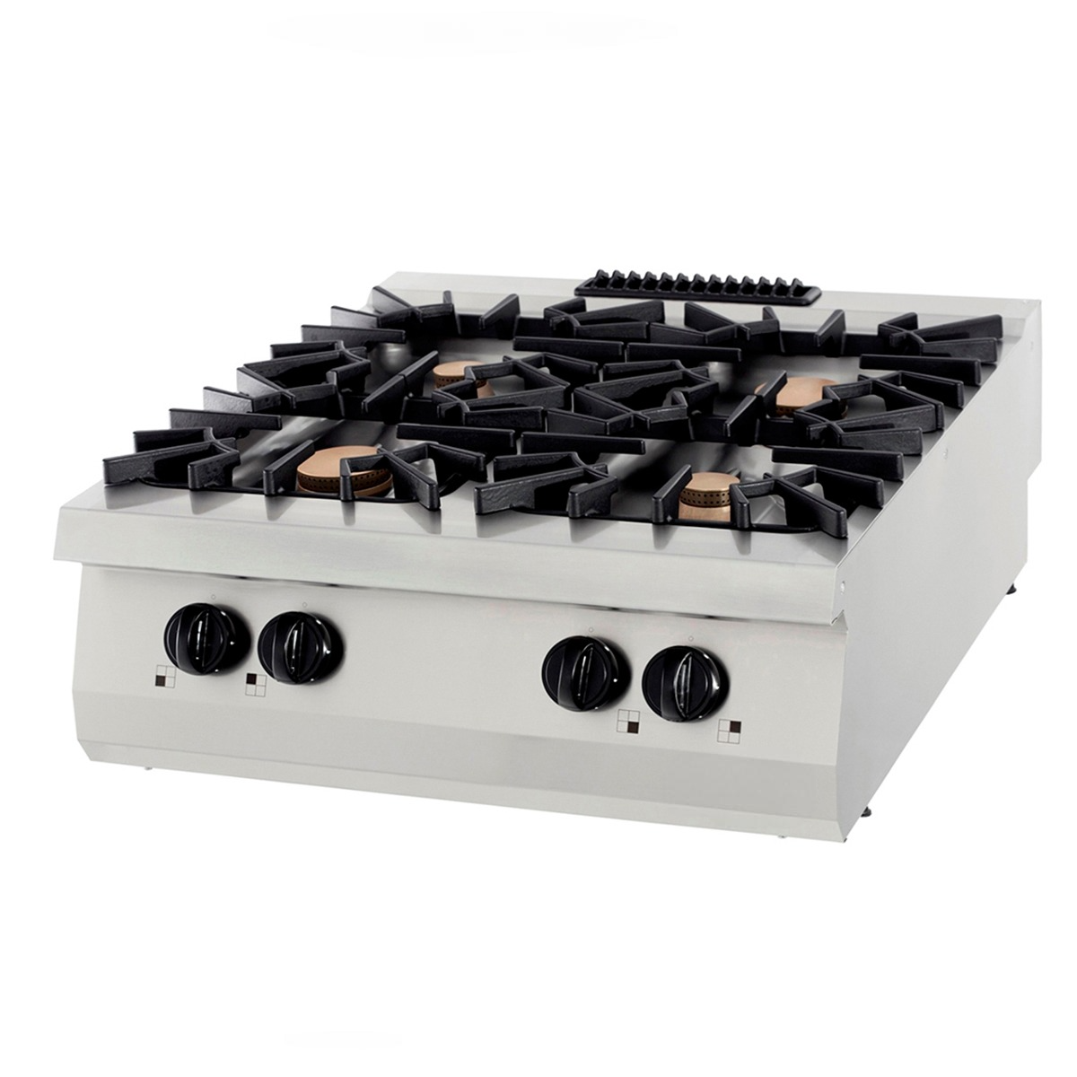 Stove Top 900 Series Gas Quadruple 80x90x30 (2X6+2X10=32 Kw)Gaseous
