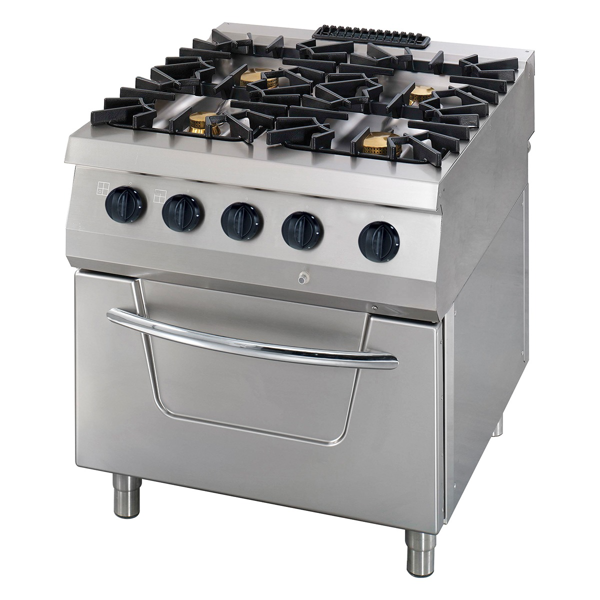 Range Oven 900 Series Gas Closed Cast Iron 80x90x85 Gaseous