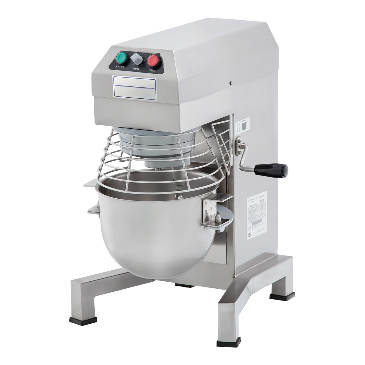 Planetary Mixer Inverter Control-Stainless Steel (10 Lt)Electric