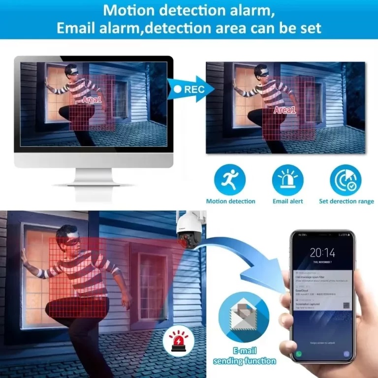 3MP Ptz Wifi Camera AV-S300 - Image 4