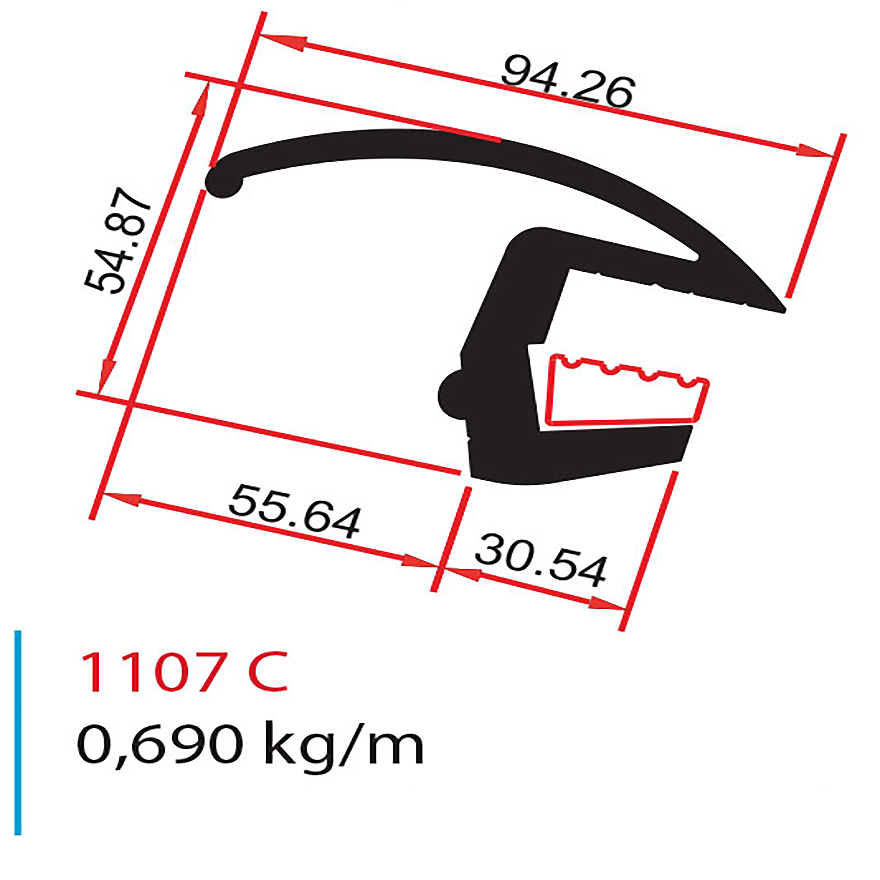 1107 C