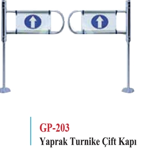 GP-203 Leaf Turnstile Double Door