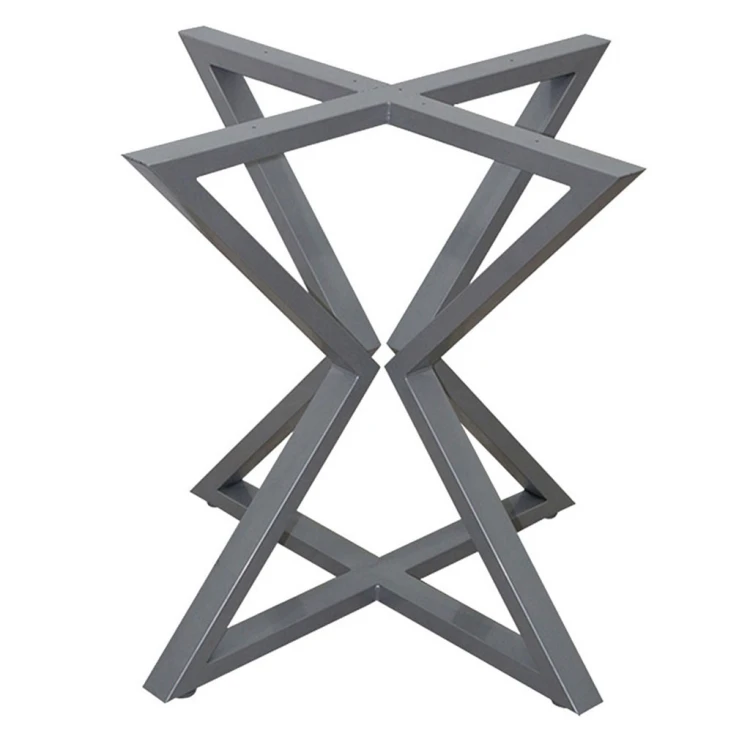 Star Metal Table Leg Black