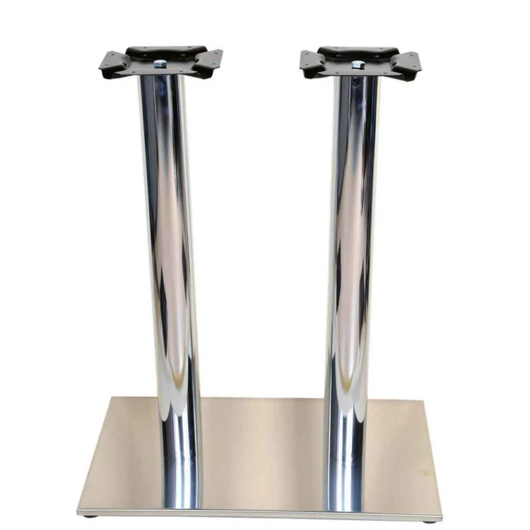 40x60 stainless base 60 diameter interconnected table legs