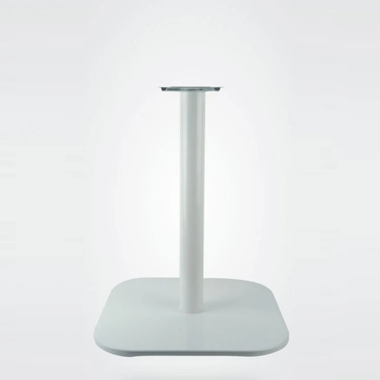 57.5x57.5 White Table Leg 76 cm