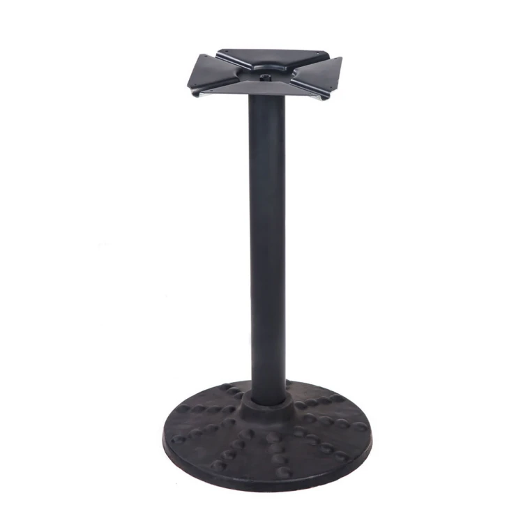 40 Diameter Embossed Patterned Base Cast Table Leg