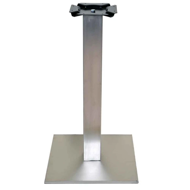 40x40 Complete Stainless Table Leg