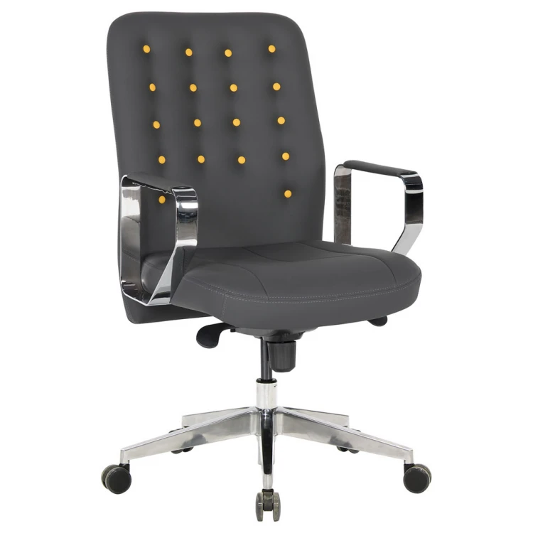 Capris Chrome Leg Working Chair Synchronous Mechanism