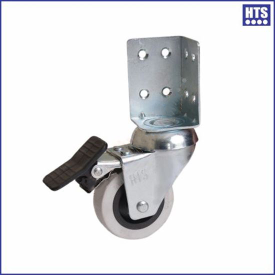 CORNER WHEEL WITH BRAKE (334-L)