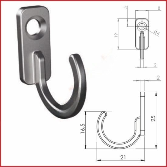 KEY HANGERS ZINC (1179)