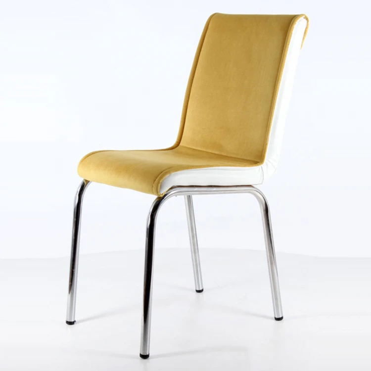 St Home Metal Chair Mustard Fabric