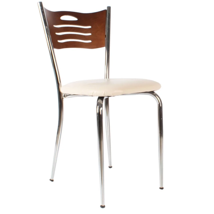 Polo metal chair Walnut