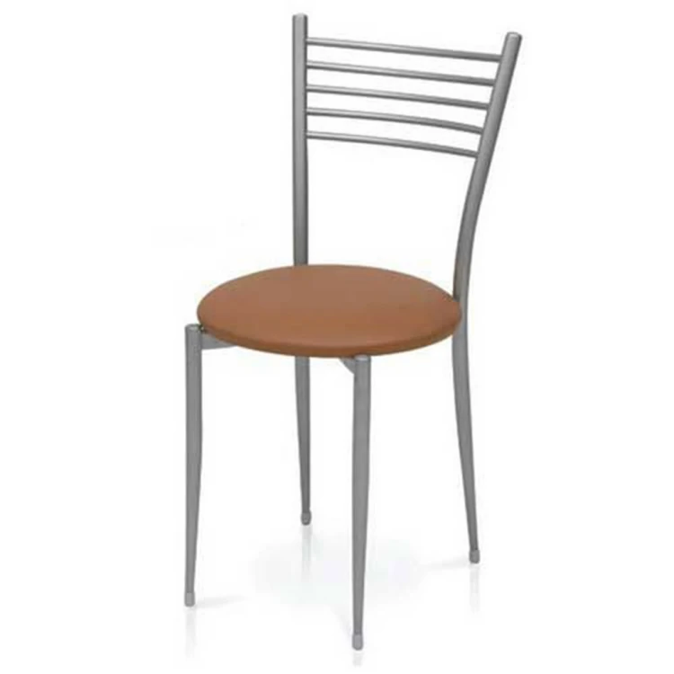 Size Metal chair Gray painted
