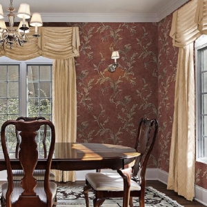 2618 Serie | Elegant stylized leaves classic ornament wallpaper