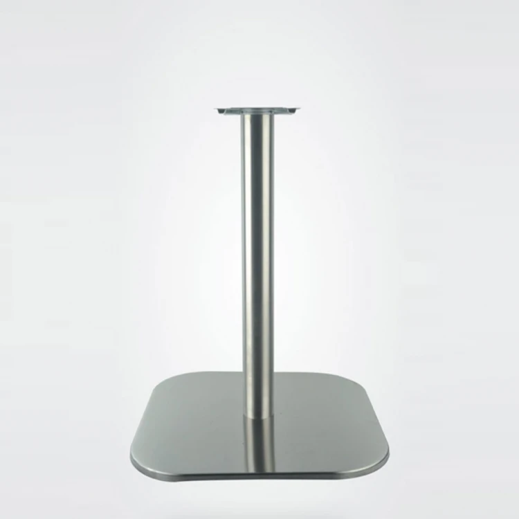 57.5x57.5 Satin Stainless Satin Table Leg