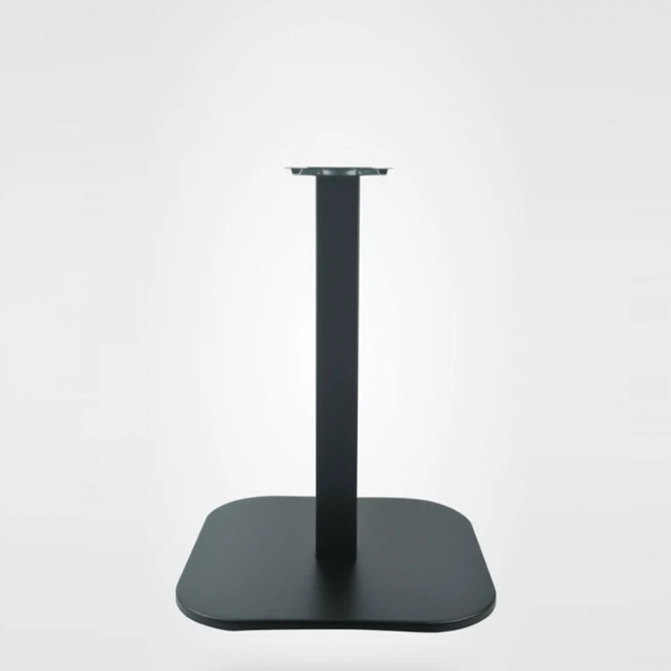 57.5x57.5 Black Square Painted Table Leg