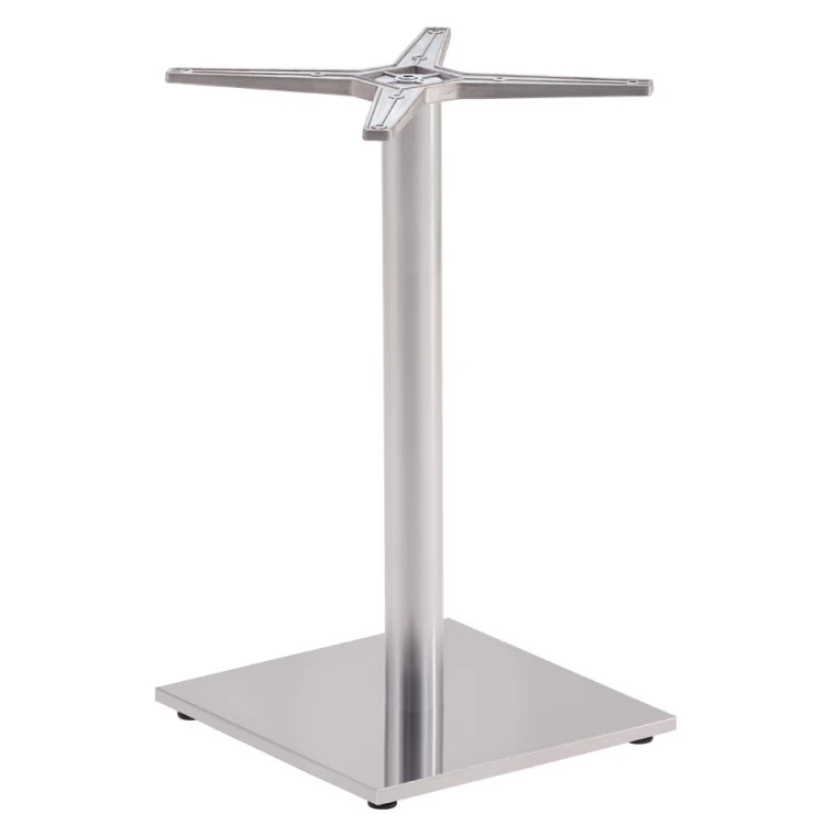 40x40 stainless table leg with 76 diameter intermediate pipe