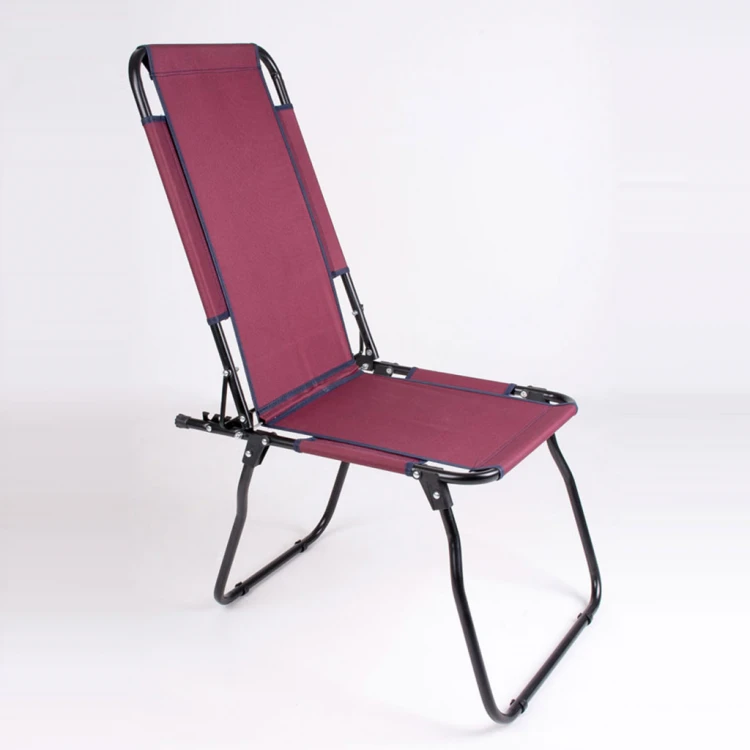 Portable Folding Chair Claret Red
