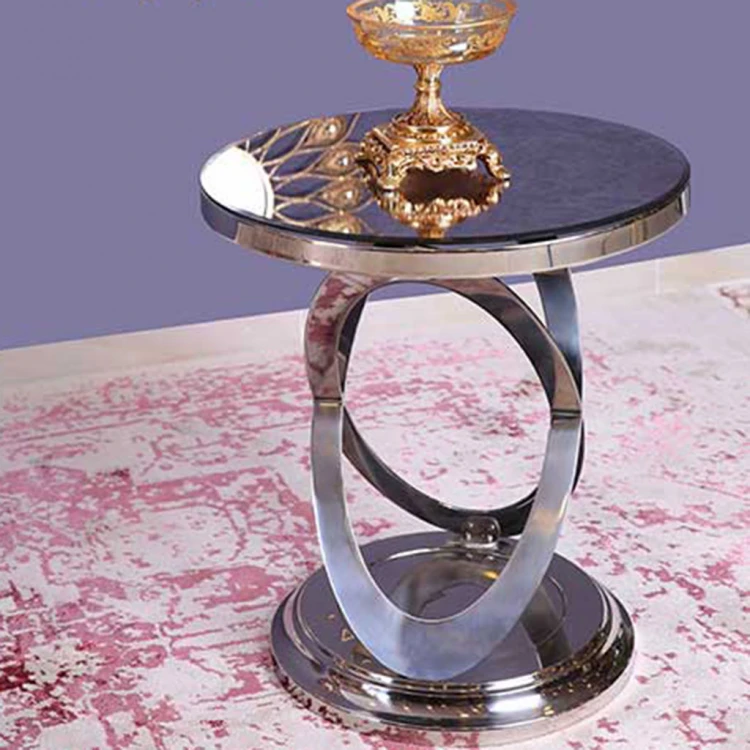 Ares Stainless Steel Coffee Table Silver