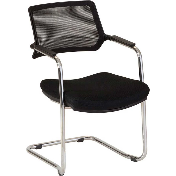Dame Chrome U-Legged Guest Chair