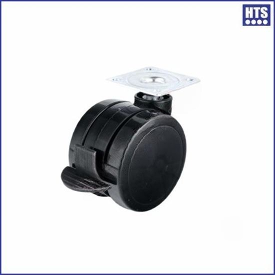 PP LUXURY PLATE WITH CASTOR AND BRAKE (275)