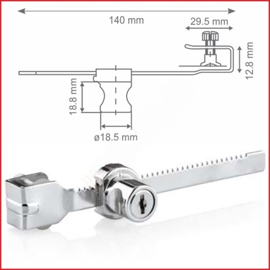 SLIDING GLASS LOCK