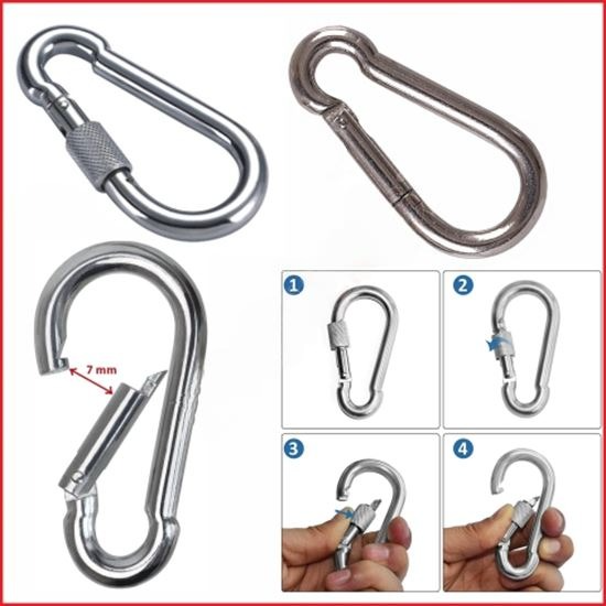 CARABIN TYPES LOCKED AND LOCKLESS VARIOUS SIZES