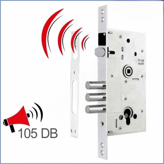 HOK STEEL DOOR ALARM BOTTOM LOCK 35MM 3 SHAFT 5 KEYS (CS.9900) (x)