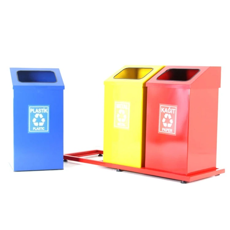 Triple Painted Recycling Set
