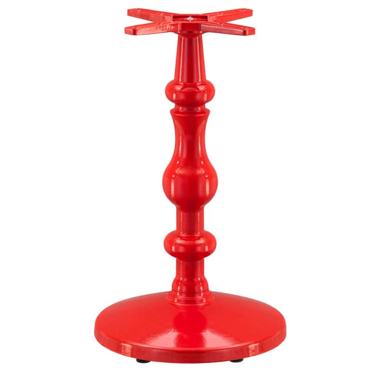 Flamingo 42 diameter Aluminum table leg red