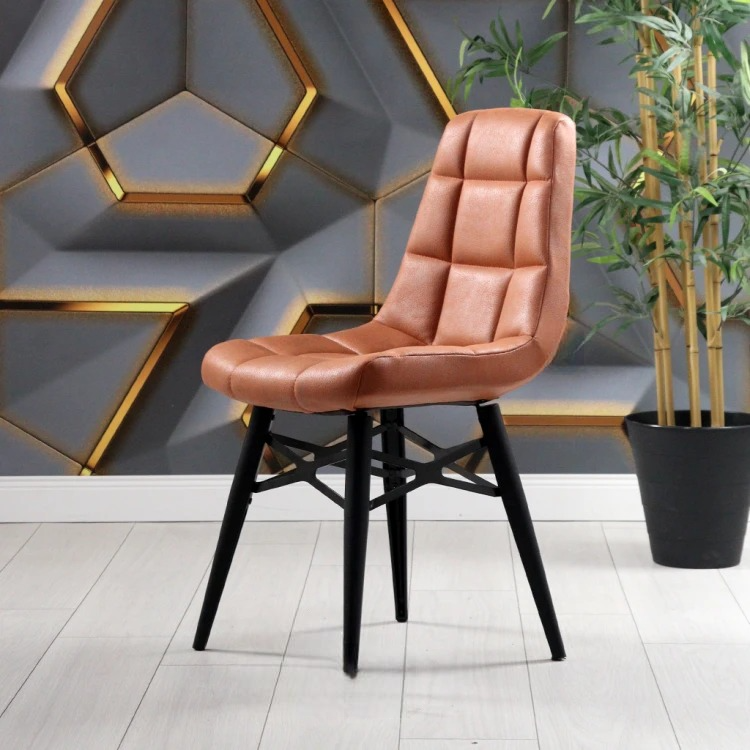 Gabriel 2 PP Leg Chair (Brown Nubuck)