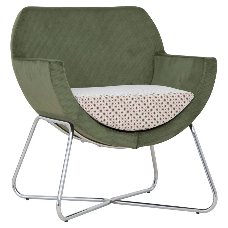 Kira Chrome Leg Guest Chair