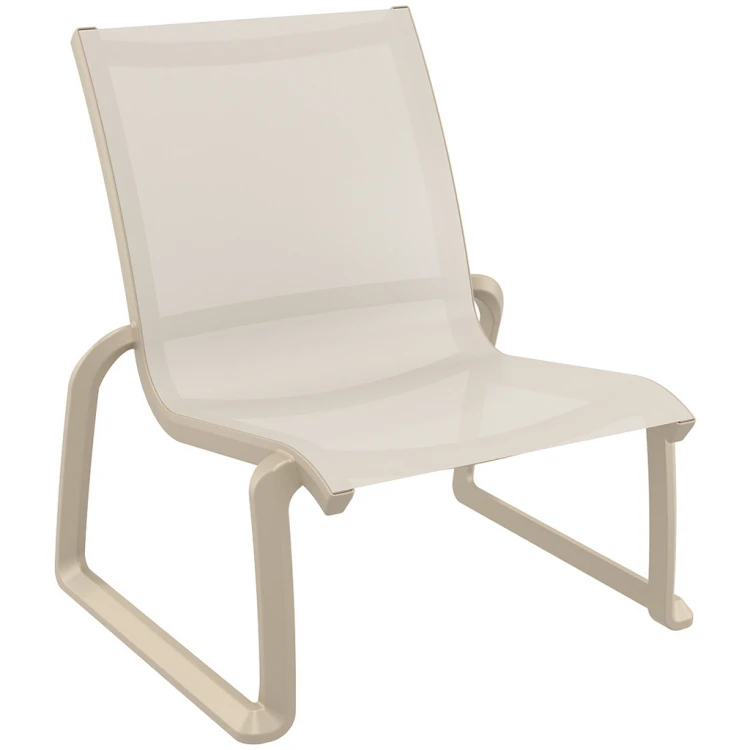 Skay Armless Rattan Chair Sand Grey