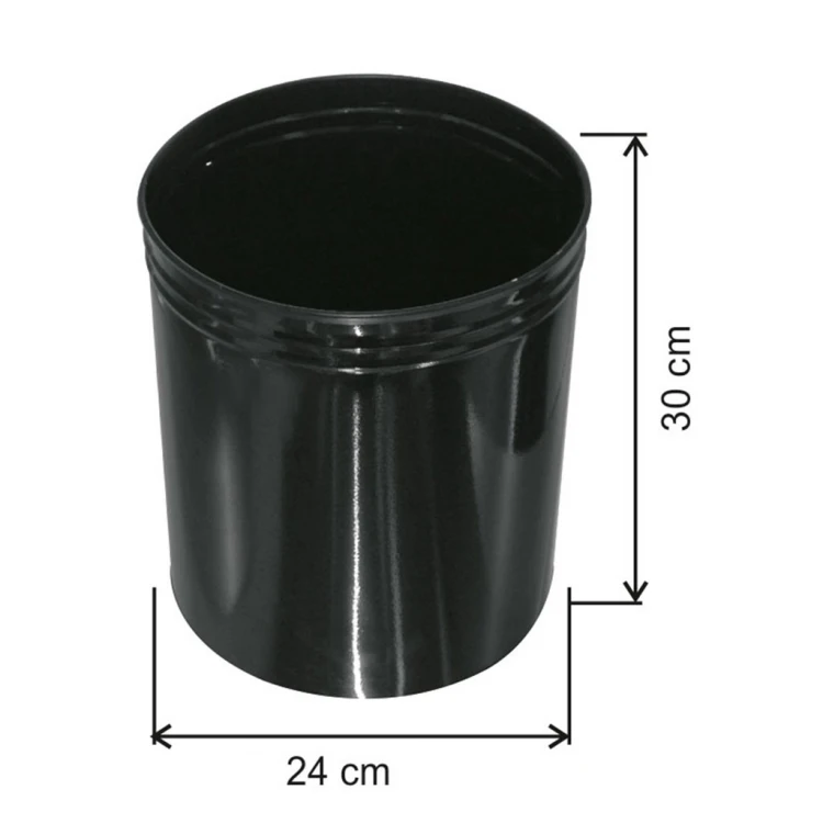 13 Lt Office Trash Can Painted