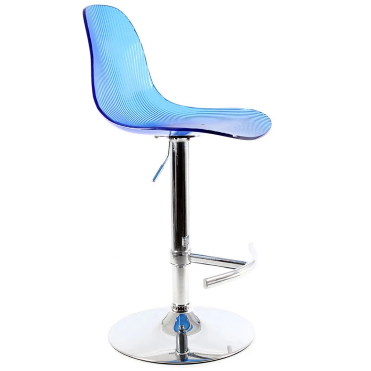 Salmon bar stool blue