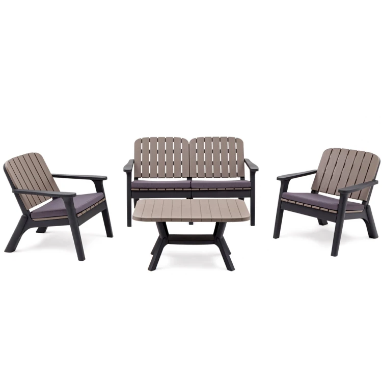 Silva Rattan Cushioned Seating Group 03