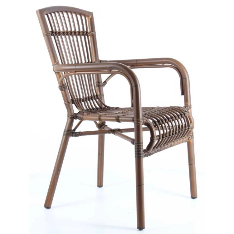 Bamboo Armchair Brown