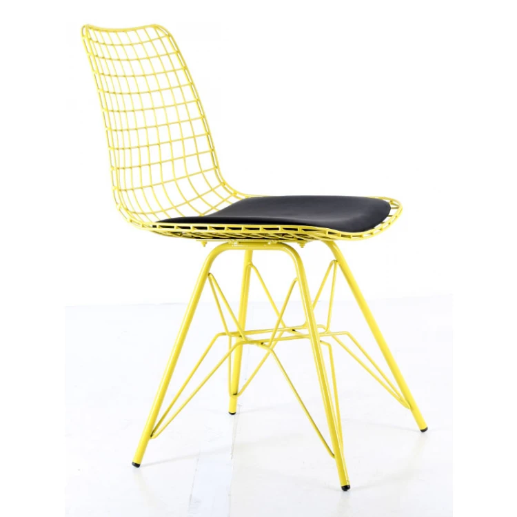Aymes Metal Chair Yellow