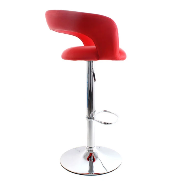 Slim bar stool red (new)