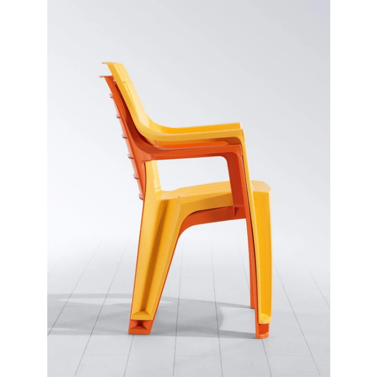 Melissa 2 Arm PP Chair Yellow - Image 2