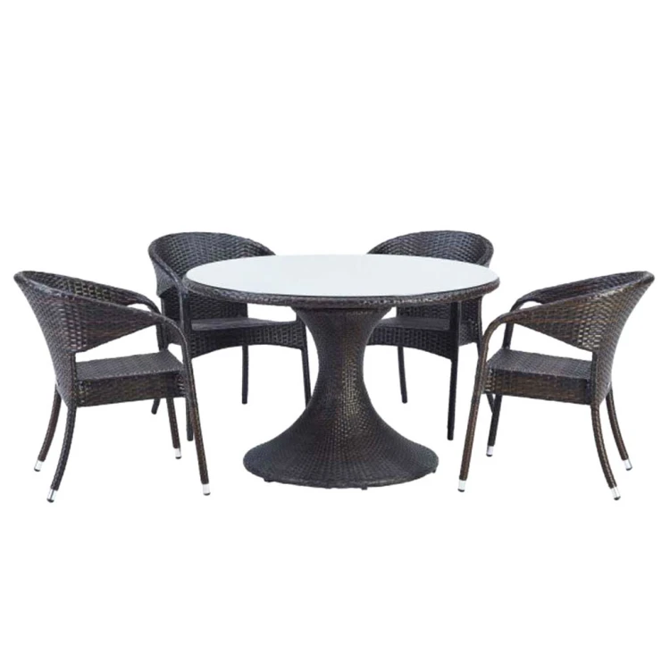 Merlin-Tiamo Rattan Table Chair Set