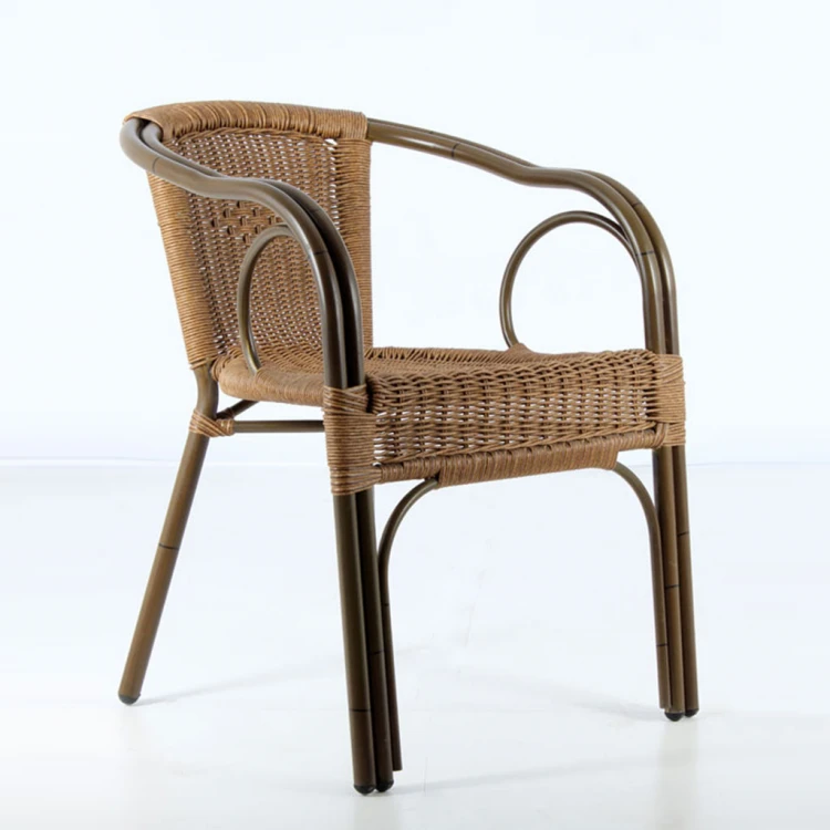 Almond Aluminum Chair Brown
