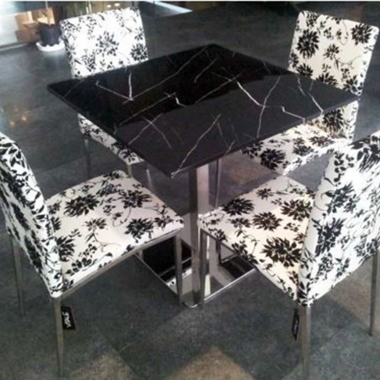 Marble top cafeteria and dining table